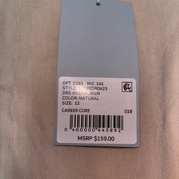 Antonio Melani Dress Avery, Natural Cream, Women's 12, Short Sleeve Pencil Dress - Picture 6 of 8